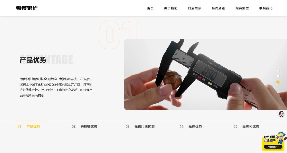 某零售连锁品牌官网建设项目